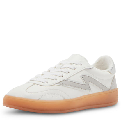 Madden Girl Giia Tenis para Mujer - 24.5 cm - Blanco Multi