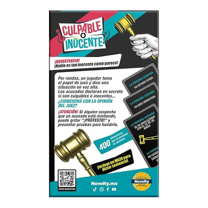 Novelty Corp Juego De Mesa ¿Culpable O Inocente?