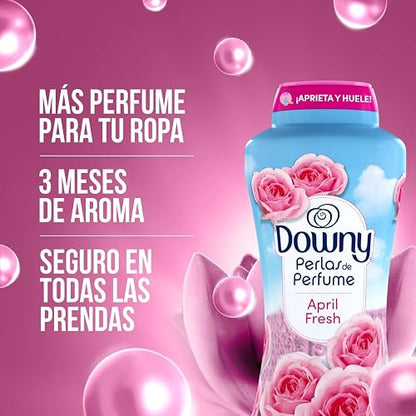 Downy April Fresh Perlas de Perfume 6 Veces Más Fragancia Aroma Floral 345g