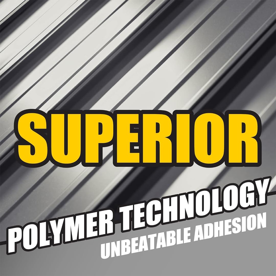 Titebond WeatherMaster 62491 Sellador de polímero avanzado para techo de metal, color gris