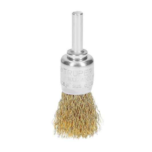 Truper COM-3/4, Carda de copa, alambre grueso, 3/4" para taladro