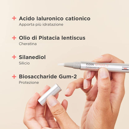 ISDIN Isdinceutics hyaluronic concentrate, serum facial ligero y ultrahidratante, con acido hialuronico - 30ml + SI-NAILS Fortalecedor con ácido hialurónico 2.5 ml