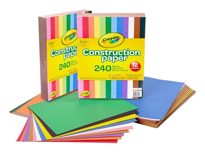 Crayola Construction Paper, 240 Count, 2-Pack