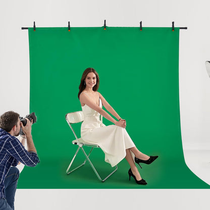 VEVOR Soporte de Fondo Ajustable para Tela de Fondo de hasta 154 x 198 cm, Soporte Portátil de Altura Ajustable de 80-198 cm con 1 Trípode para Fotografía Familiar, Estudio de Fotografía, Negro