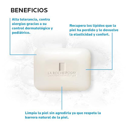 La Roche-Posay Jabón en Barra La Roche Posay Lipikar Surgras para Piel Seca 150g