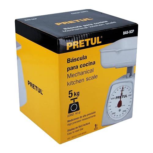 Pretul BAS-5CP, Báscula mecánica para cocina 5 Kg