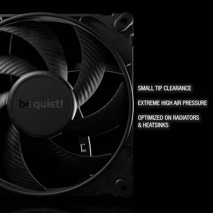 ¡Be quiet! Silent Wings Pro 4 120 mm PWM 3000 RPM Ventilador de refrigeración de bajo ruido premium | 4 pines | BL098