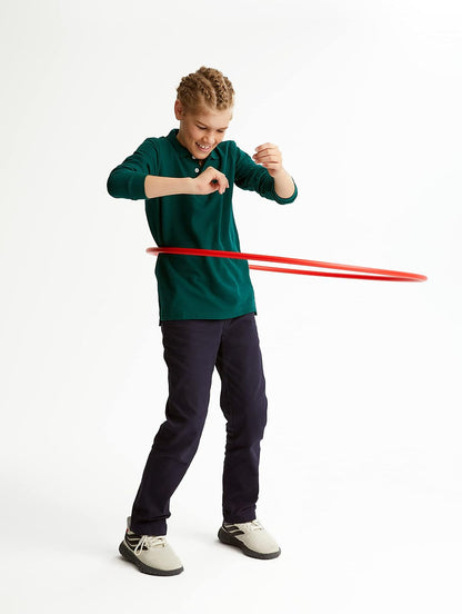 French Toast Pantalón Chino de Ajuste Recto y Cintura Ajustable. Pantalones para Niños