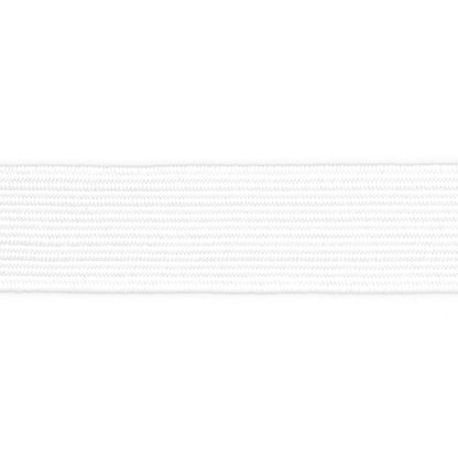 DRITZ Tela elástica trenzada de 1/2 pulgada, color blanco