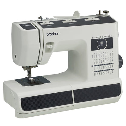 Máquina de Coser Brother, 37 Puntadas, Color Blanco con Negro, Modelo ST371HD