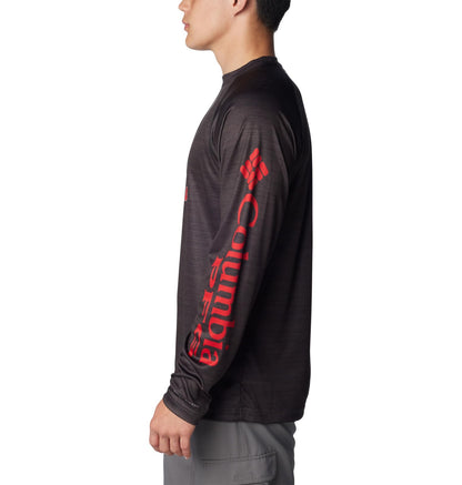 Columbia Camisa de Manga Larga Collegiate Terminal Tackle Heather Camisa de Senderismo para Hombre
