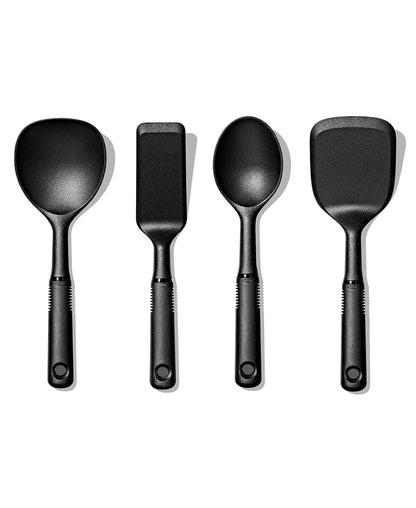 OXO Good Grips - Juego de utensilios de nailon de 4 piezas