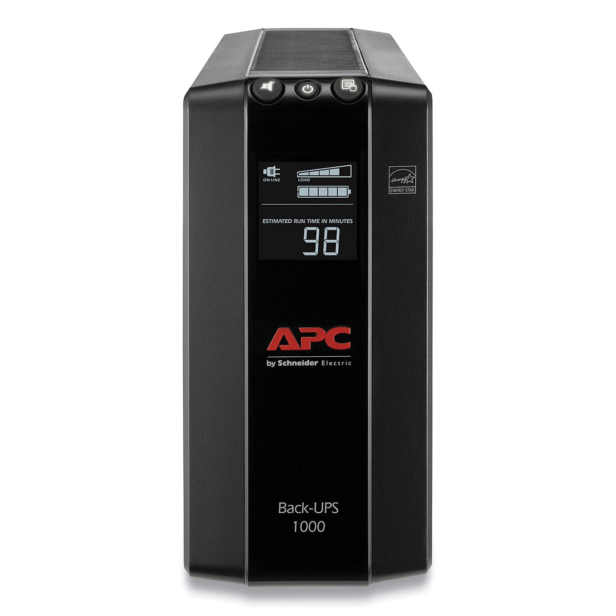 APC Back UPS Pro 1000 VA/600 W, Pantalla LCD, No Break, Regulador automático de Voltaje (AVR) 8 Tomas.