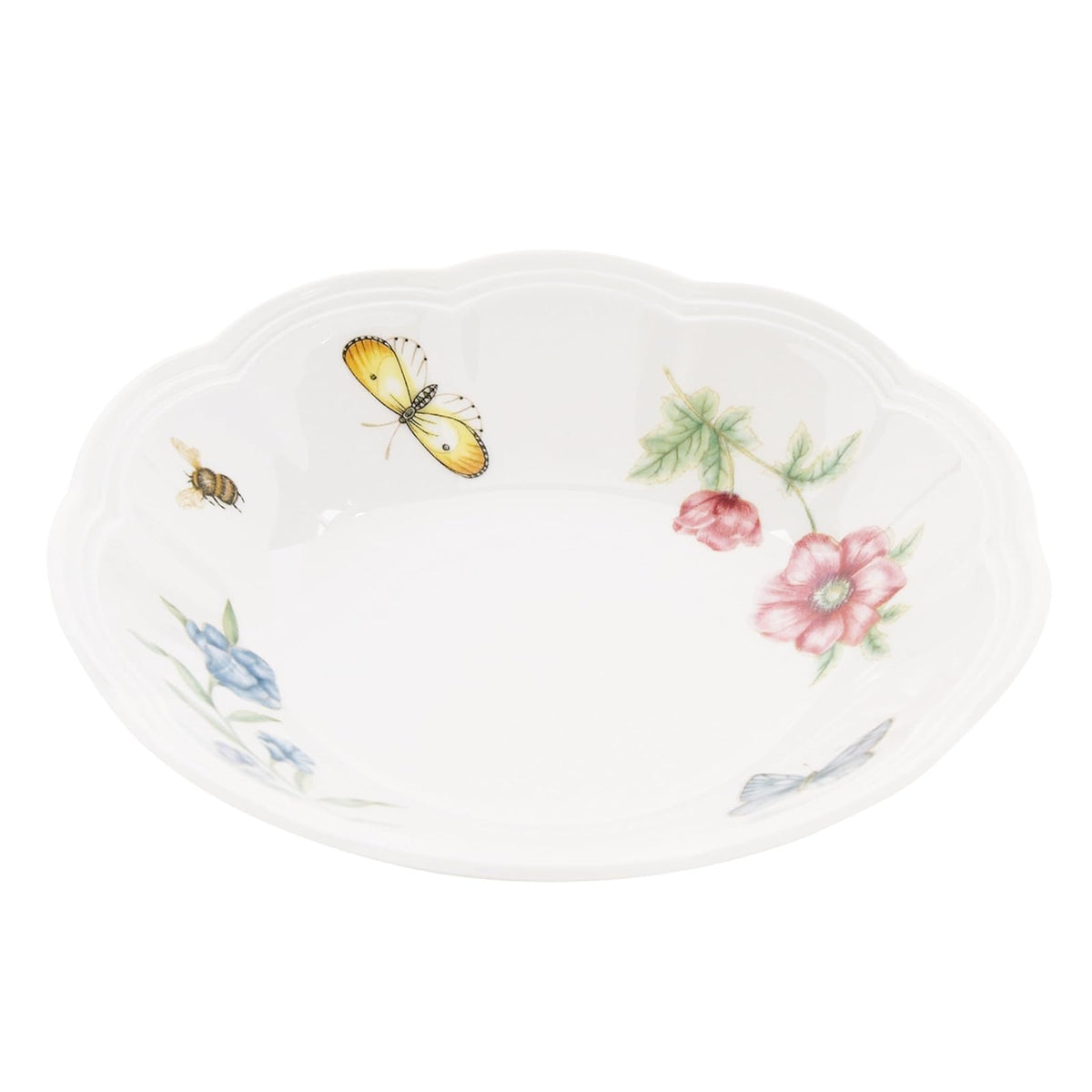 Lenox Butterfly Meadow Porcelana para Mesa: Platos, Tazones y Frutero - Frutero