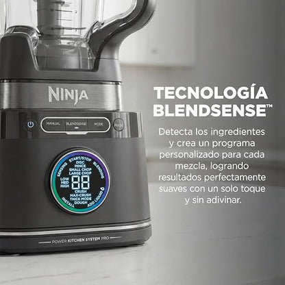 Ninja Detect Pro Sistema de Cocina 1800W Plata TB401LAA | Ajusta Velocidad Solo | Jarra + Procesador + Vaso Personal | 1800W | 1 Toque