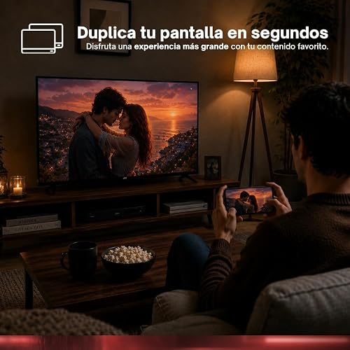JVC | Smart TV 32 Pulgadas | LED HD | Frameless | Roku TV | HDMI | Control Remoto Incluido | Modelo SI32RF