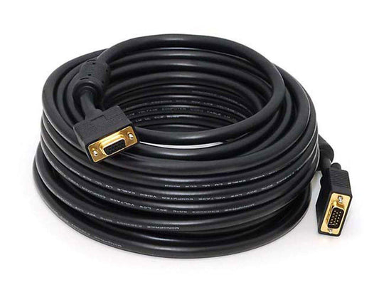 Mono 103619 50-Feet Super VGA Male to Female CL2 Rated Video Cable with Ferrites