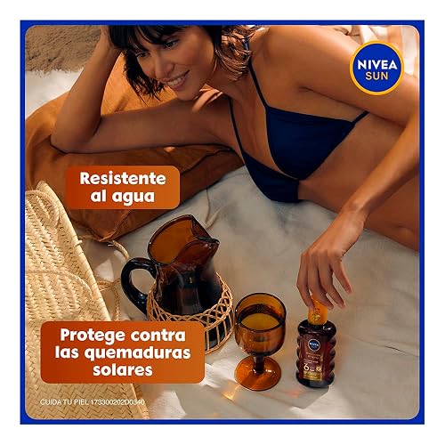 Protector Solar NIVEA SUN Protect & Bronze FPS 50 200Ml, Bronceado Natural Spray