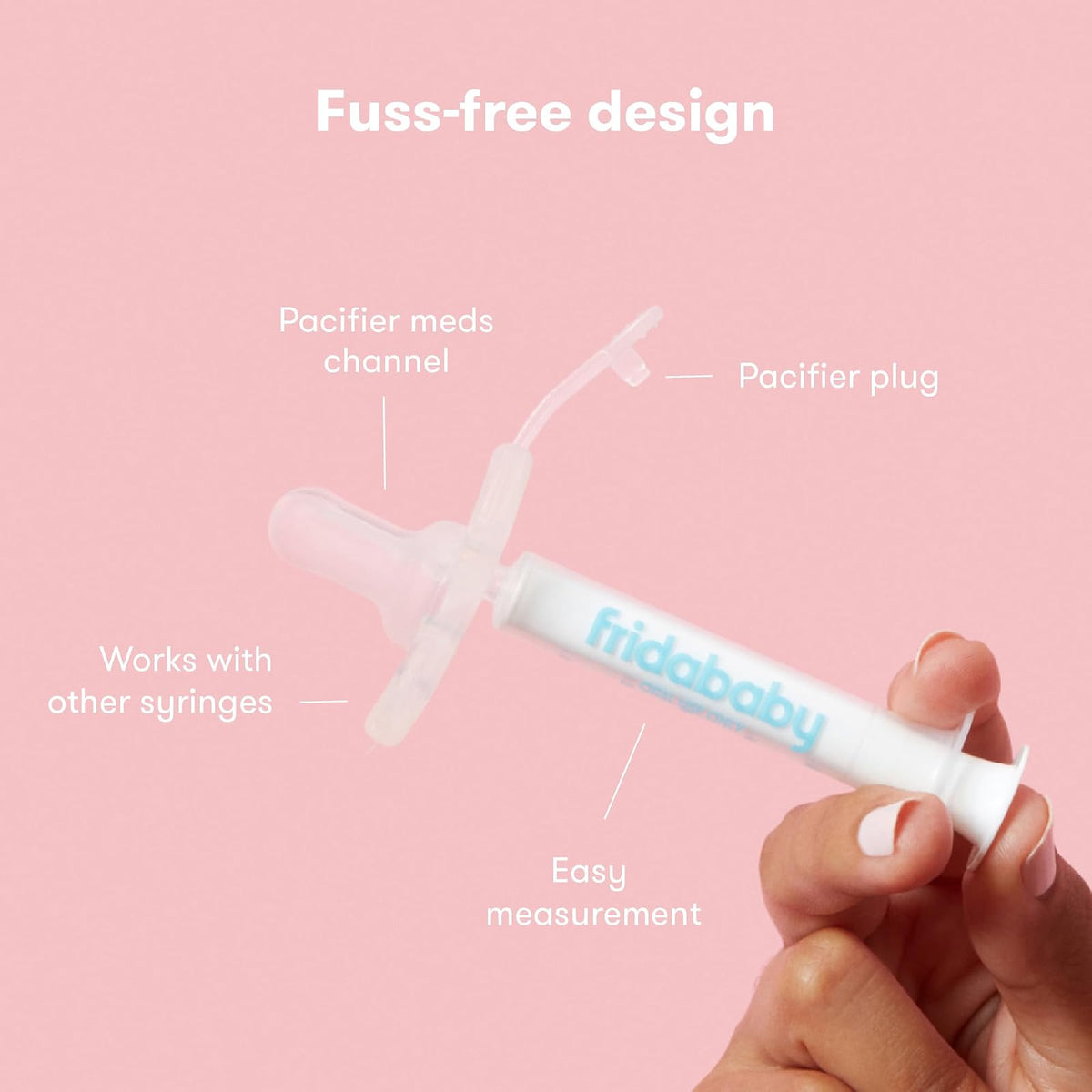 Medi Frida the Accu-Dose Dispensador de medicamentos para bebés de FridaBaby, 1 unidad (paquete de 1)