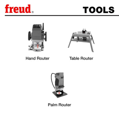 1/2" (Dia.) Bearing Flush Trim Bit