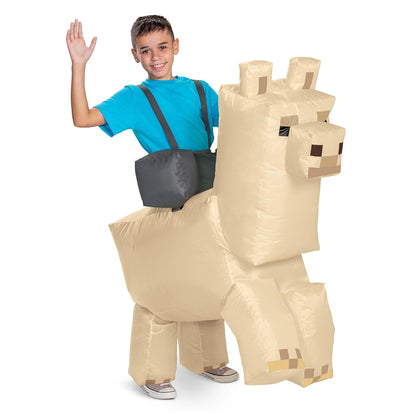 Disfraz inflable de Minecraft, accesorio oficial de Minecraft para niños, talla única, Llama