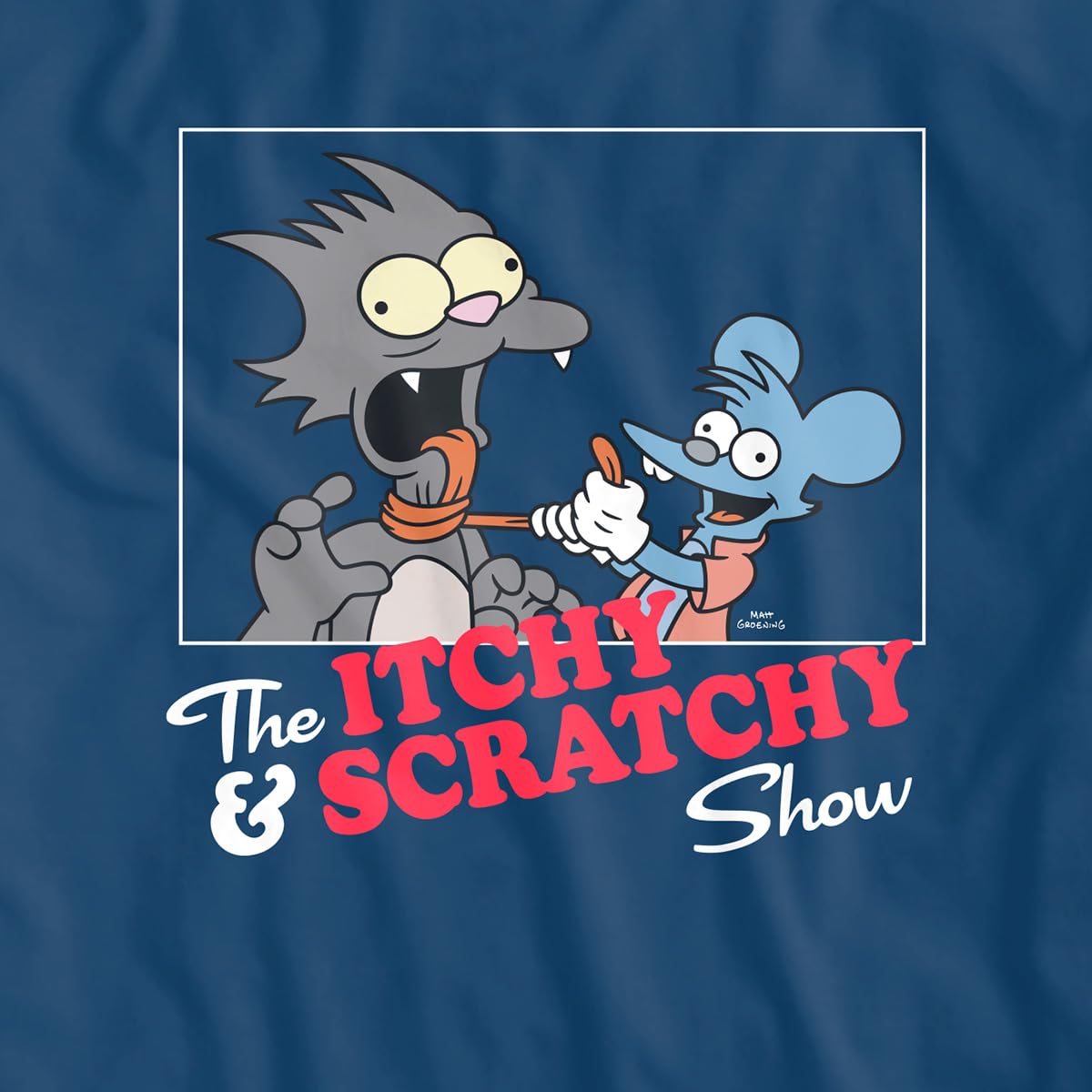 The Simpsons Itchy y Scratchy Playera Casual para Mujer Fit Regular