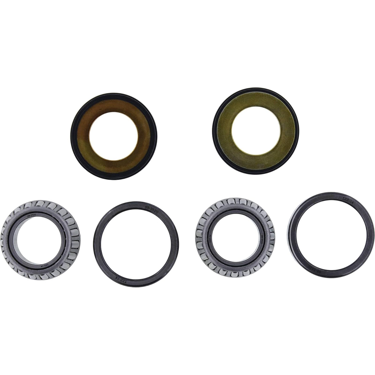 All Balls Racing 22-1021 Kit de sellado de rodamiento de vástago de dirección compatible con/reemplazo para Honda Montesa