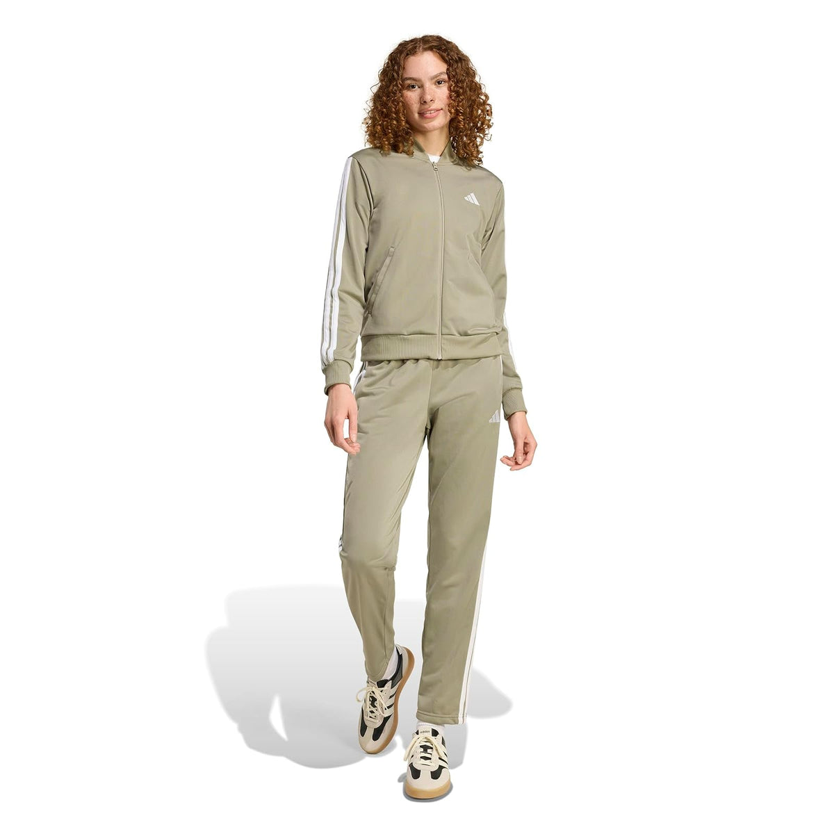 adidas Adidas Chamarra con Cierre Essentials Adidas Chamarra con Cierre Essentials Mujer