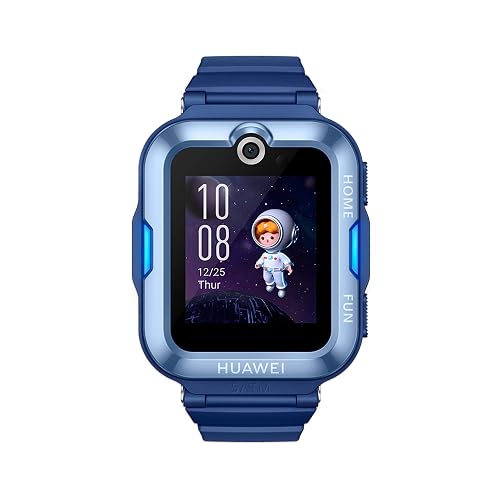 HUAWEI Watch Kids 4 Pro (GPS) (Garantía en México) - Smartwatch, Reloj Inteligente, Pantalla AMOLED 1.41'', 8GB ROM, Cámara Frontal 5MP, Touch Screen, Bluetooth, Compatible con Android & iOS, Azul