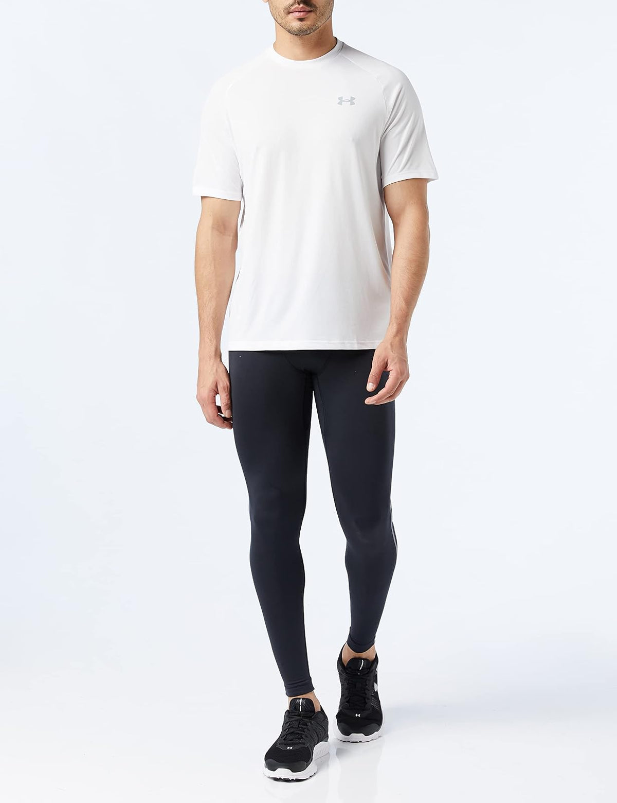 Playera cuello a V para Hombre UA Tech logo - Under Armour