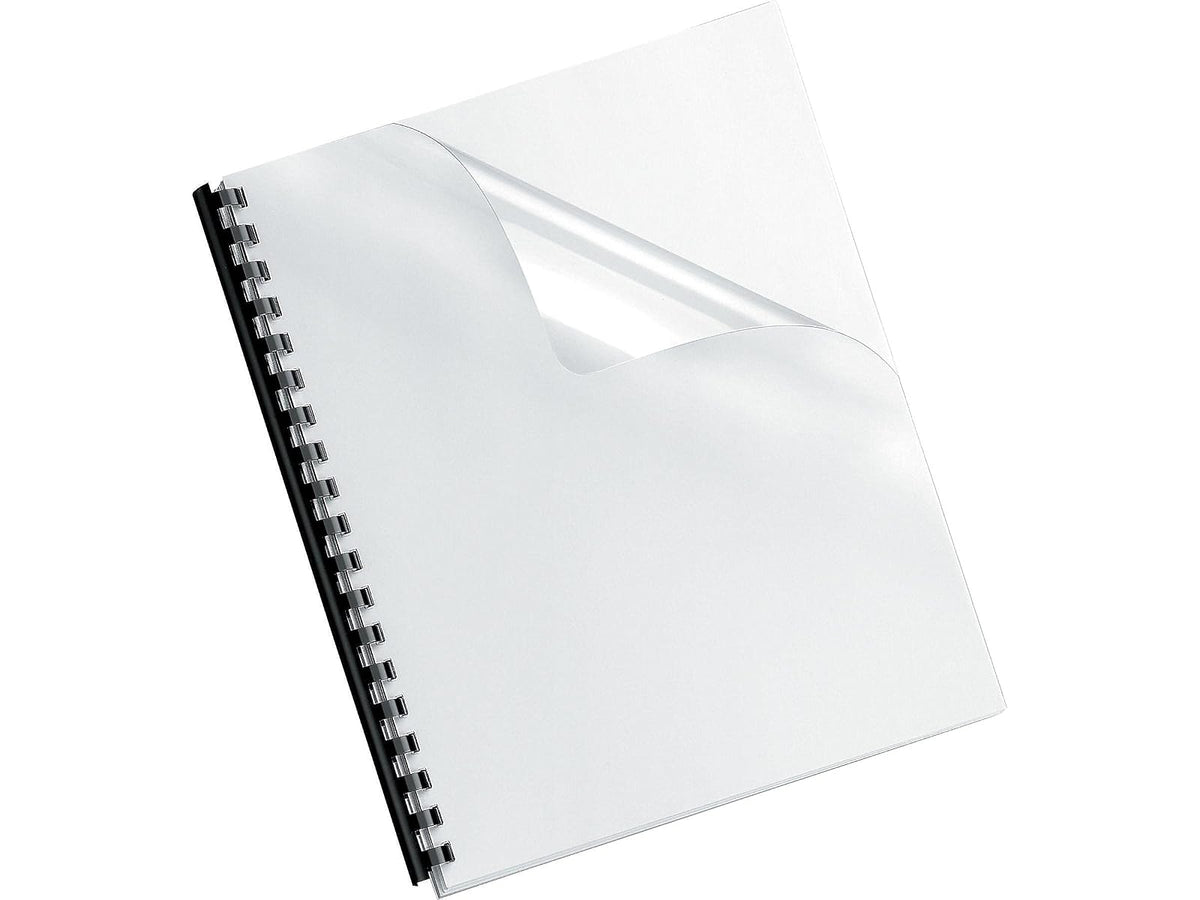 Fellowes 52043 Portadas Para Encuadernado, color Transparente, 216mm X 279mm, 25 Piezas - 25 unidades - Carta