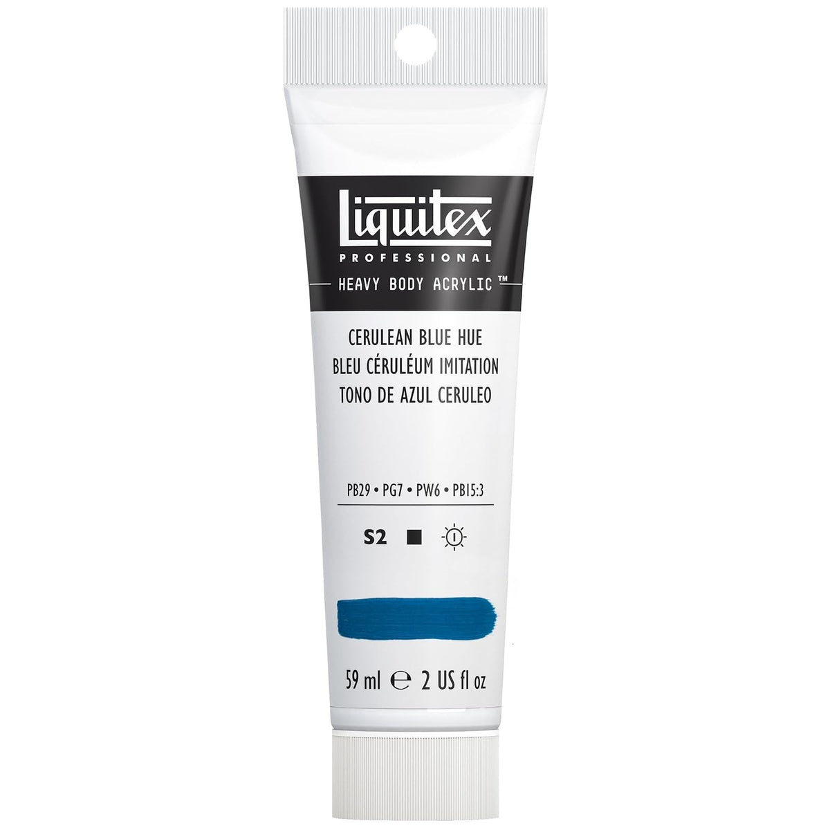 Liquitex Heavy Body pintura acrílica Brilliant Purple 59 ml - Azul (Cerulean Blue Hue 470)