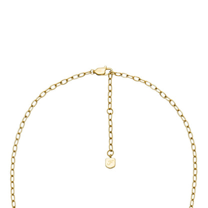 Fossil Collar jf04829710 sadie all my love de acero inoxidable en tono dorado para dama