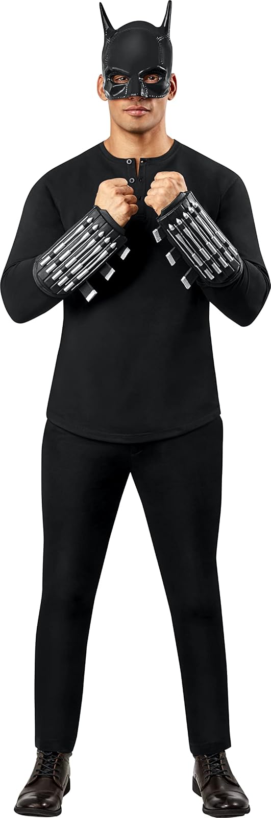 Rubies DC Batman para hombre: The Batman Movie Guantellet, como se muestra, talla única para fiestas temáticas y Halloween, Como se muestra, Talla única