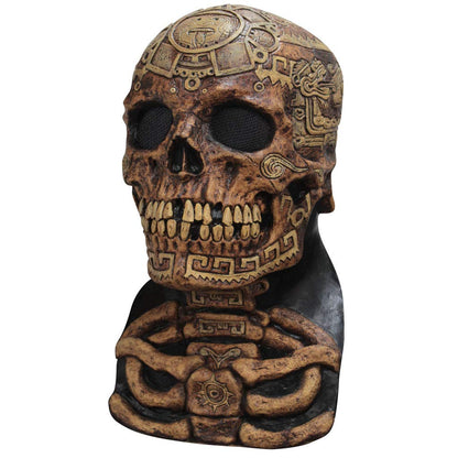 Aztec Skull, Máscara de Momia Calavera Azteca, Máscaras de Calaca Ideal para Disfraz de Halloween y Día de Muertos