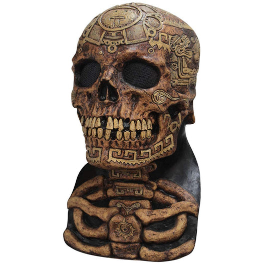 Aztec Skull, Máscara de Momia Calavera Azteca, Máscaras de Calaca Ideal para Disfraz de Halloween y Día de Muertos
