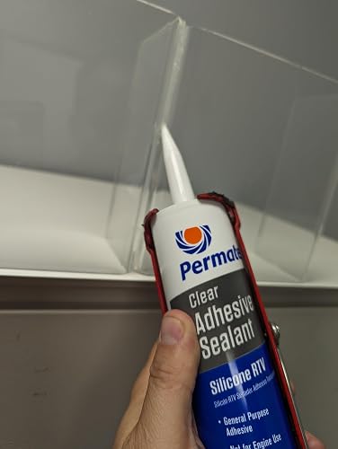Permatex Sellador de Silicona Transparente RTV 80855, 11 oz