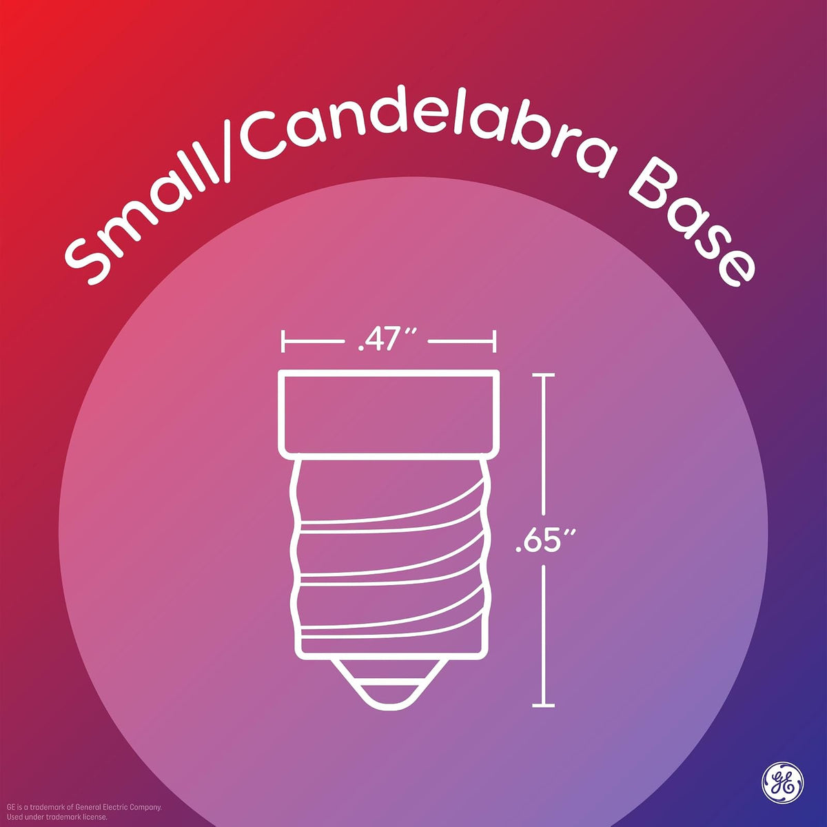 GE - Bombillas LED regulables con punta roma, 4 W (repuesto de 40 W) 300 lúmenes, blanco suave, base de foco candelabro, 2 unidades de bombillas LED