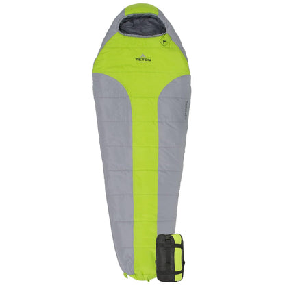 TETON Sports Tracker Ultralight Mummy Saco de dormir; Ligero Mochilas Saco de dormir para senderismo y camping al aire última intervensión; Duerme en cualquier lugar; Saco de compresión incluido; Nunca vuelvas a enrollar tu saco de dormir - Adulto - 87 "x