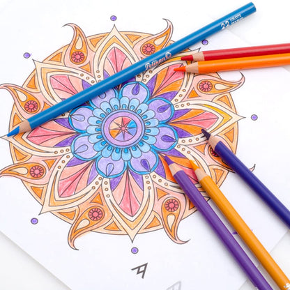 Pelikan Lápices de Colores Rendondos Surtidos con 48 Piezas