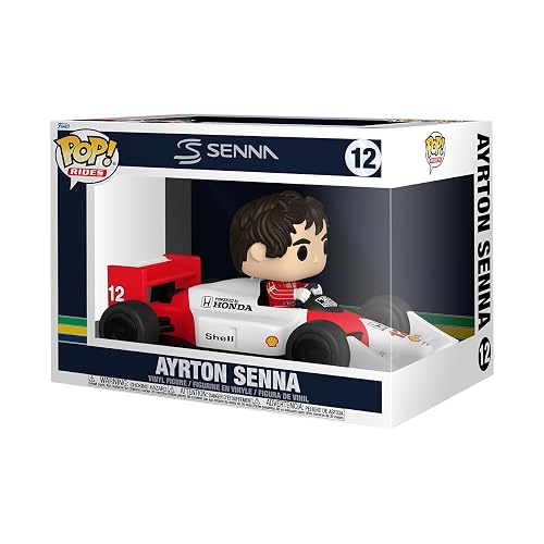 Funko Pop! Rides Super Deluxe: McLaren - Ayrton Senna | Mercancía Oficial de Ad Icons - Figura de Vinilo Coleccionable para Decoración - Regalo de Cumpleaños para Fans
