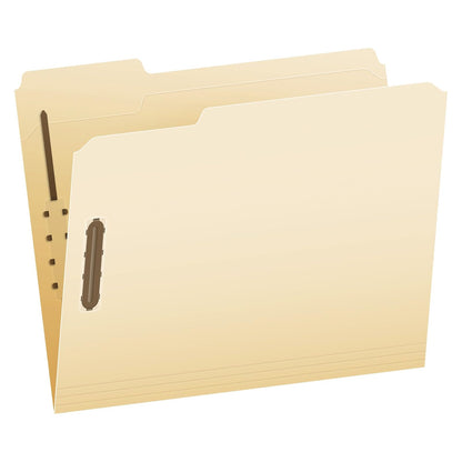Pendaflex FM213 - Carpetas de cierre (2 sujetadores, tamaño carta, manila, pestañas de corte 1/3, en posición central, izquierda, derecha, 50 por caja - 2 Sujetadores - 1 - 3 Cut Assorted Position
