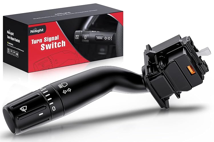 Nilight - Interruptor de señal de giro compatible con Ford 2015 2016 2017 2018 2019 F150 F-150 2017-2020 F-250 F-350 F-450 F-550 Super Duty Parabrisas Combinación Blinker
