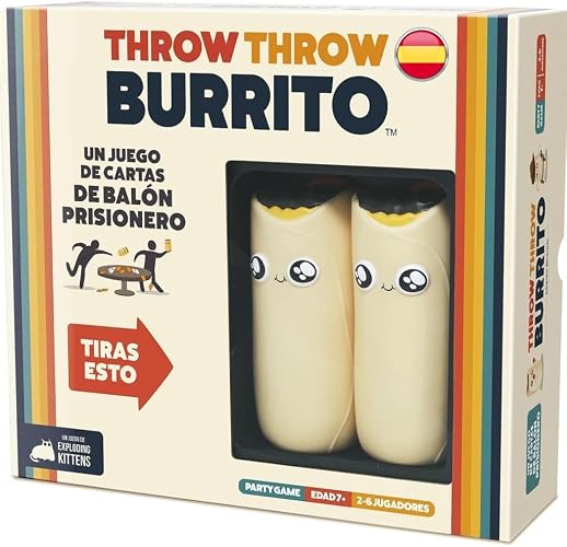 Juego De Cartas Exploding Kittens Throw Throw Burrito Edición Original