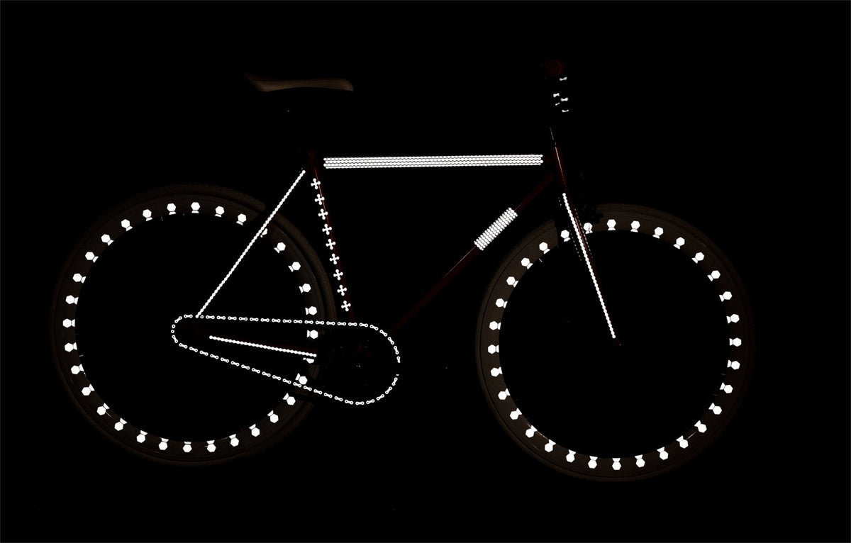RydeSafe - Kit de calcomanías Reflectantes multiformas Jumbo