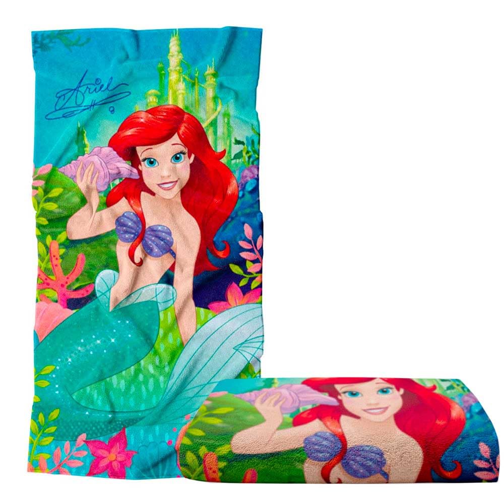 Providencia Toalla de Baño con Estampado de Personajes con Licencia - 75 x 150 cm - Sirenita