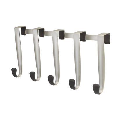 umbra 318275-047 Schnook Steel Over-the-Door Multi-Hook, 5-Hook - 5 ganchos