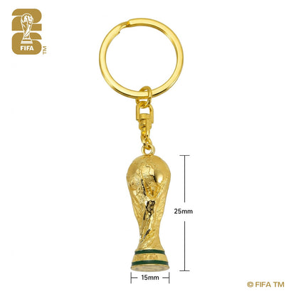 Llavero Oficial FIFA Copa del Mundo 2026 – Trofeo 3D Giratorio 40 mm – Edición Coleccionista – Aleación de Zinc Premium & Acrílico – Ideal para Llaves, Bolsas Deportivas & Mochilas