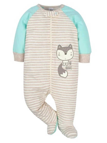 Gerber baby-boys 4 Pack Sleep 'N Play Footie