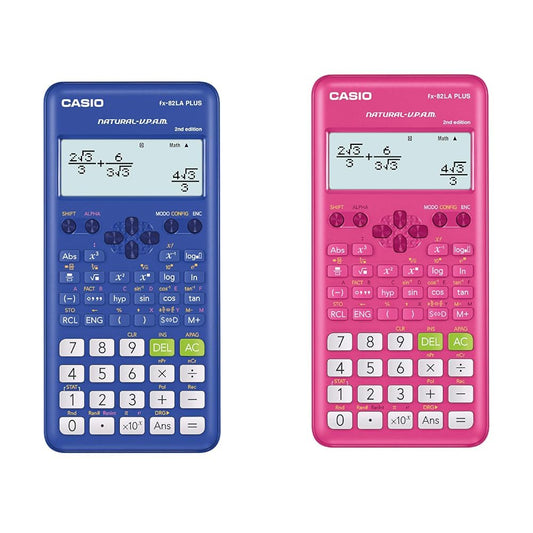 Casio Calculadora Científica FX-82LA Plus 2da Edición Azul Calculadora Científica FX-82LA Plus 2da Edición Rosa